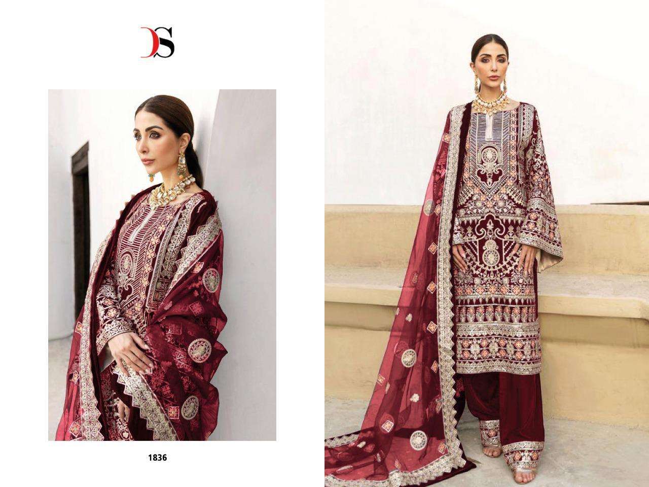 Afsana Anaya Velvet suit