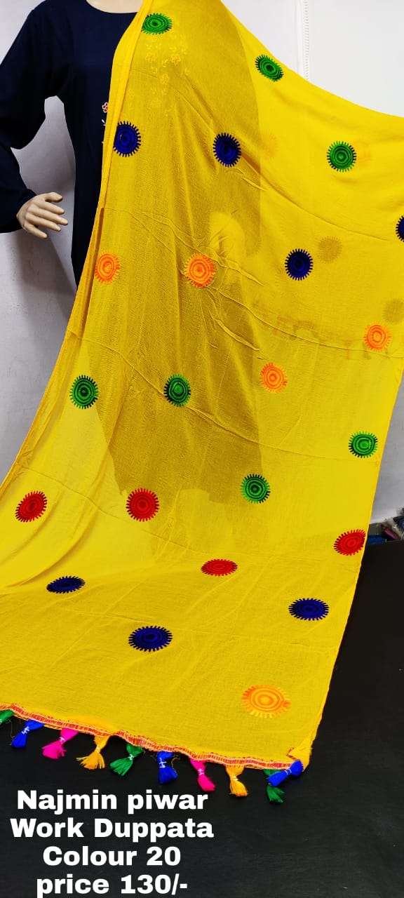 Najmim Piwar Dupatta